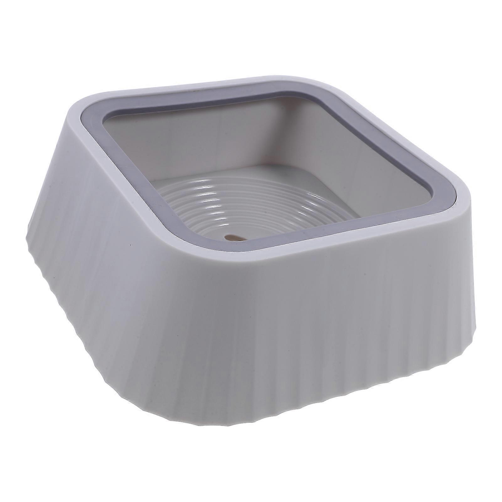 No Spill Anti Tip Pet Water Bowl for Cats and Dogs with Floating Disk Slow Feeder Dog Water Bowl 1 Set