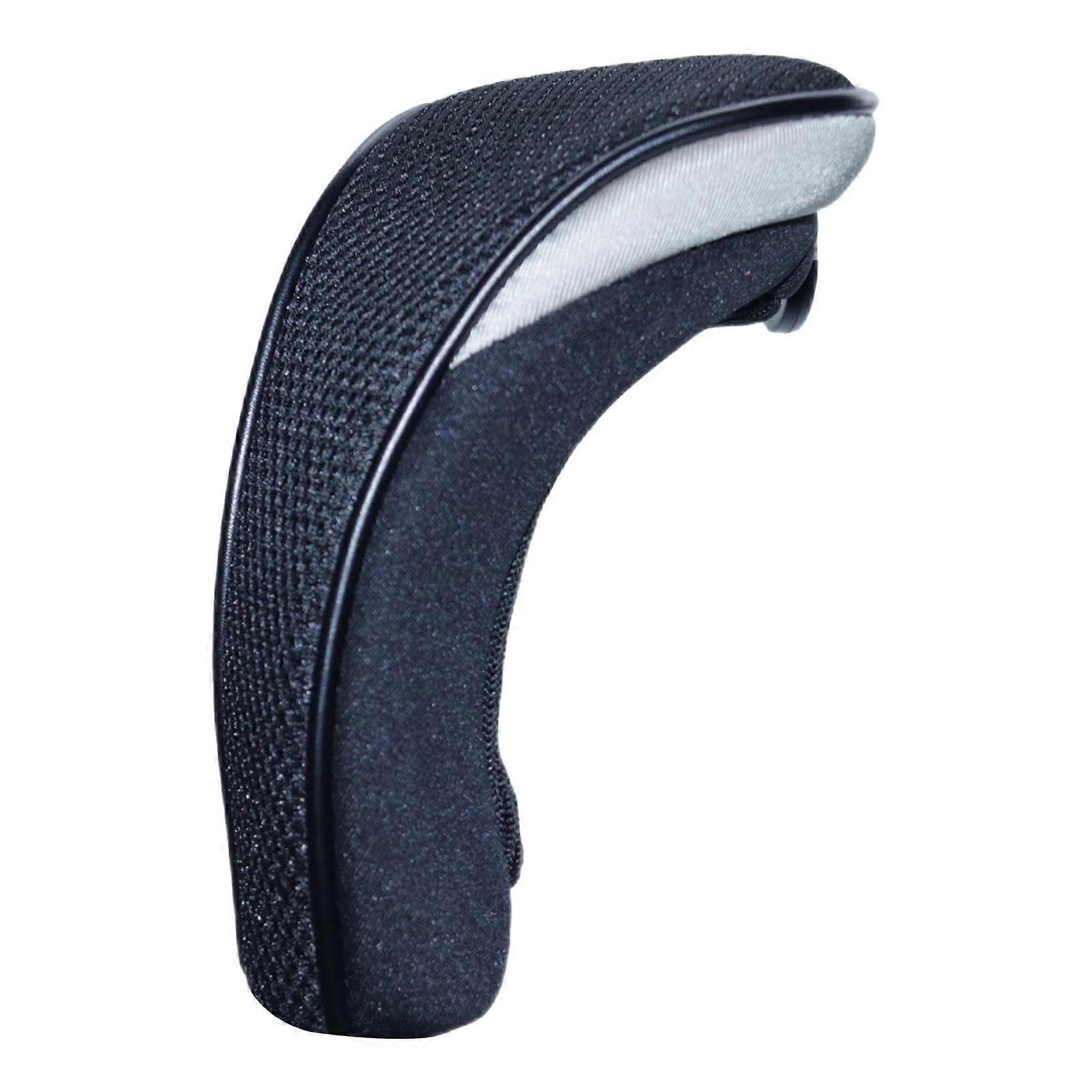Driver Headcover Portable Fairway Wooden Hybrid Black Weather Resistant Scratch Guard Fits Most Drivers
