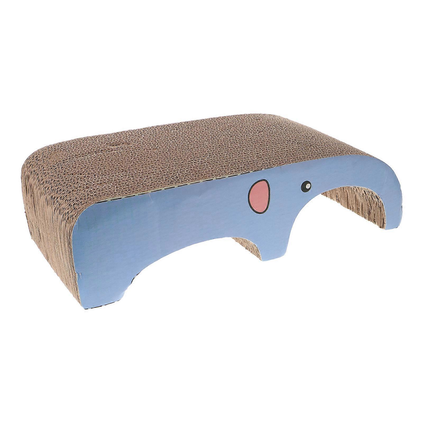 Indoor Cat Claw Maintenance Scratch Pad Rectangular Sky-Blue 1Pack