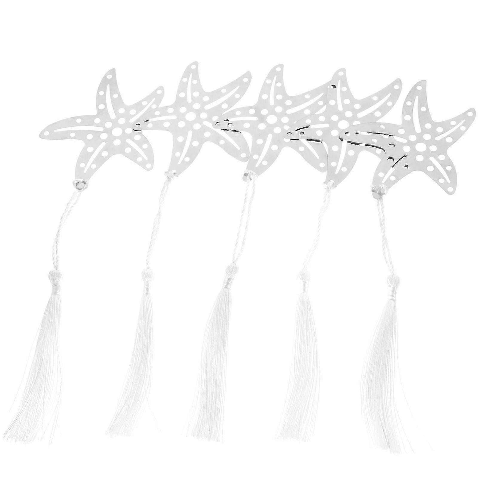 Classical Shape Metal Bookmark For Writers Home Library Decorative Style 6Pcs