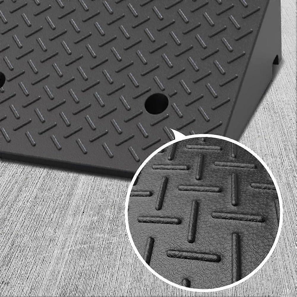 Kerb Ramp Rubber Ramps 10 cm / 4 in Black for Car Wheelchair Motorhome ...