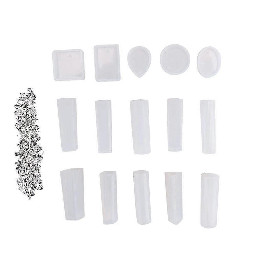 Sada forem z epoxidové pryskyřice a silikonu pro výrobu šperků - DIY dekorační nástroje a příslušenství pro řemeslné projekty