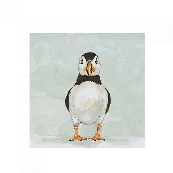 Bev Davies Peering Puffin Print