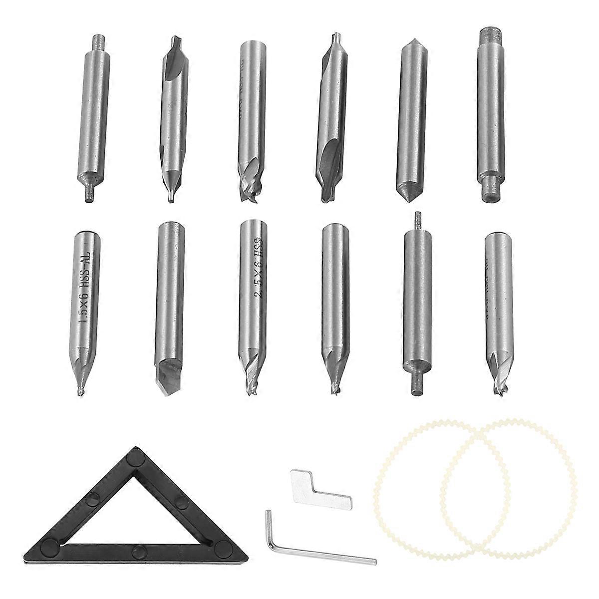 Drill Bits Set Cutter for 368A Locksmith Tool Vertical Key Machine Spare Parts Locksmith Bit Locksmith Tools