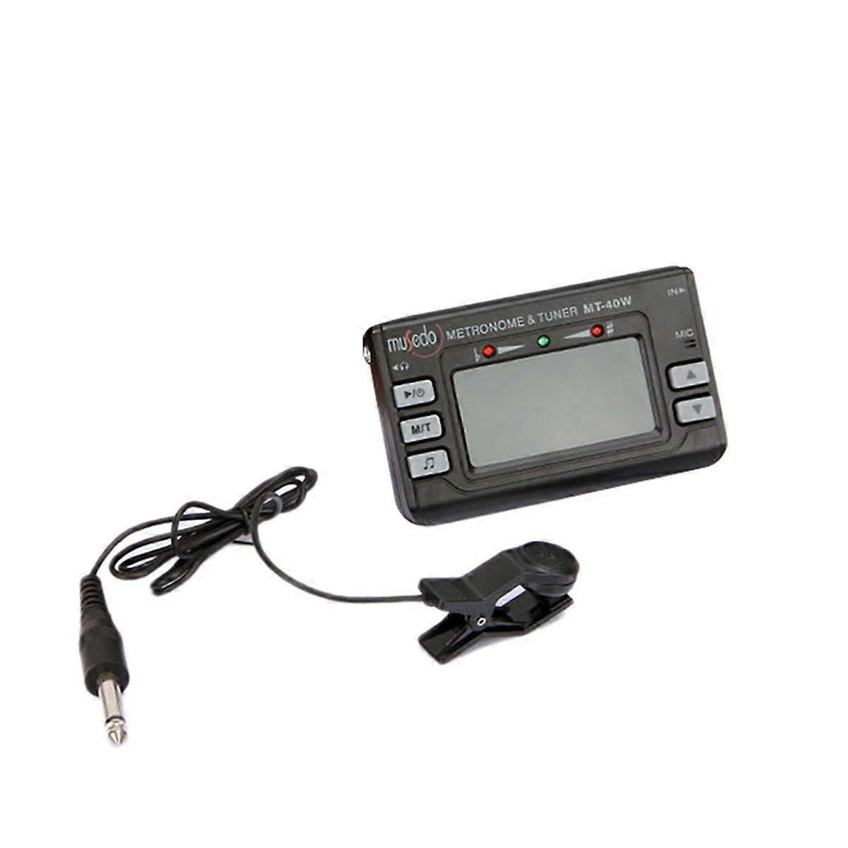 2X MT-40W Metro-Tuner Tone Generator Electronic Digital LCD LCD Clarinet Saxophone Tuner/Metronome