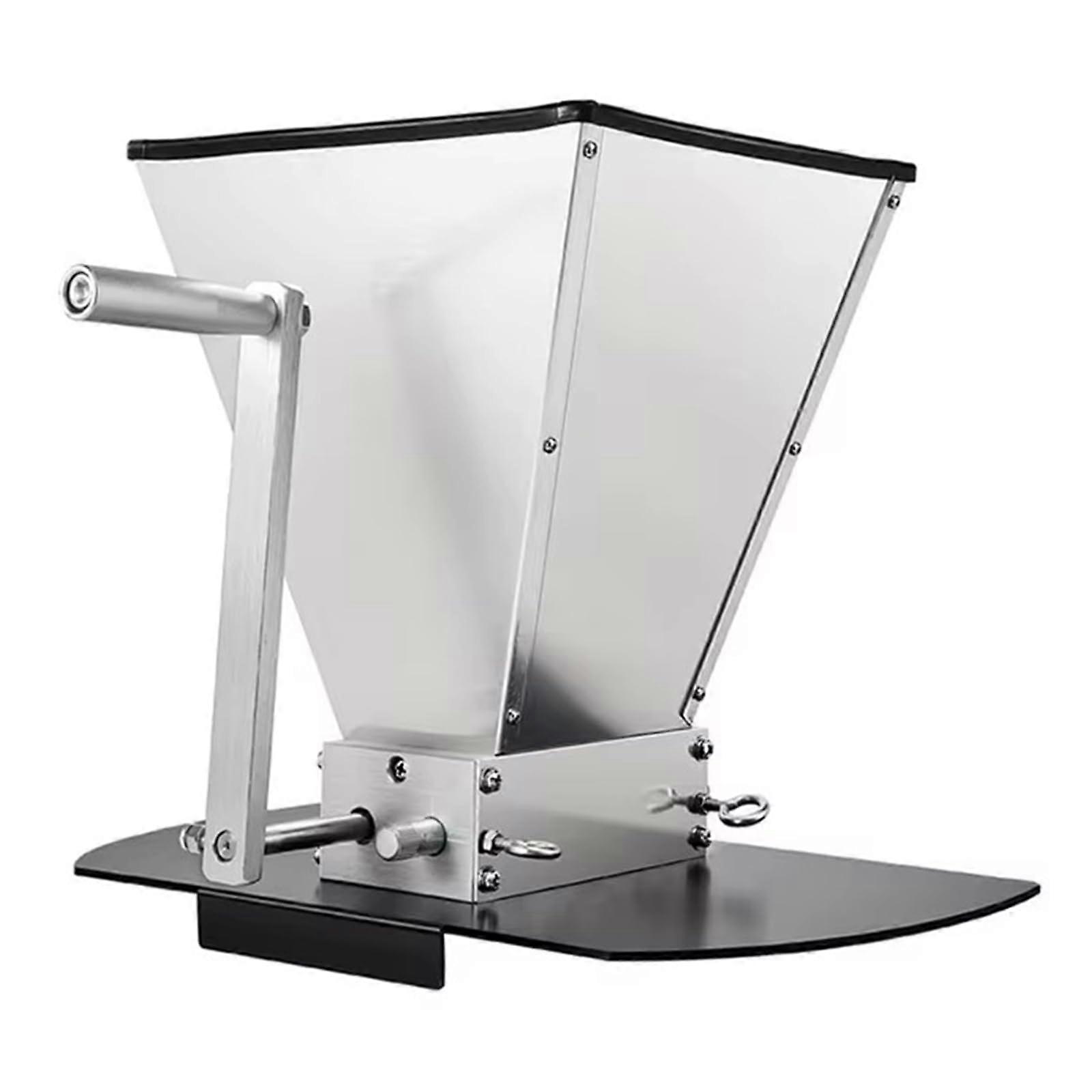 Stainless Steel Grain Crusher with Stand – Double Roller Mill for Perfectly Ground Grain and Flawless Brewing