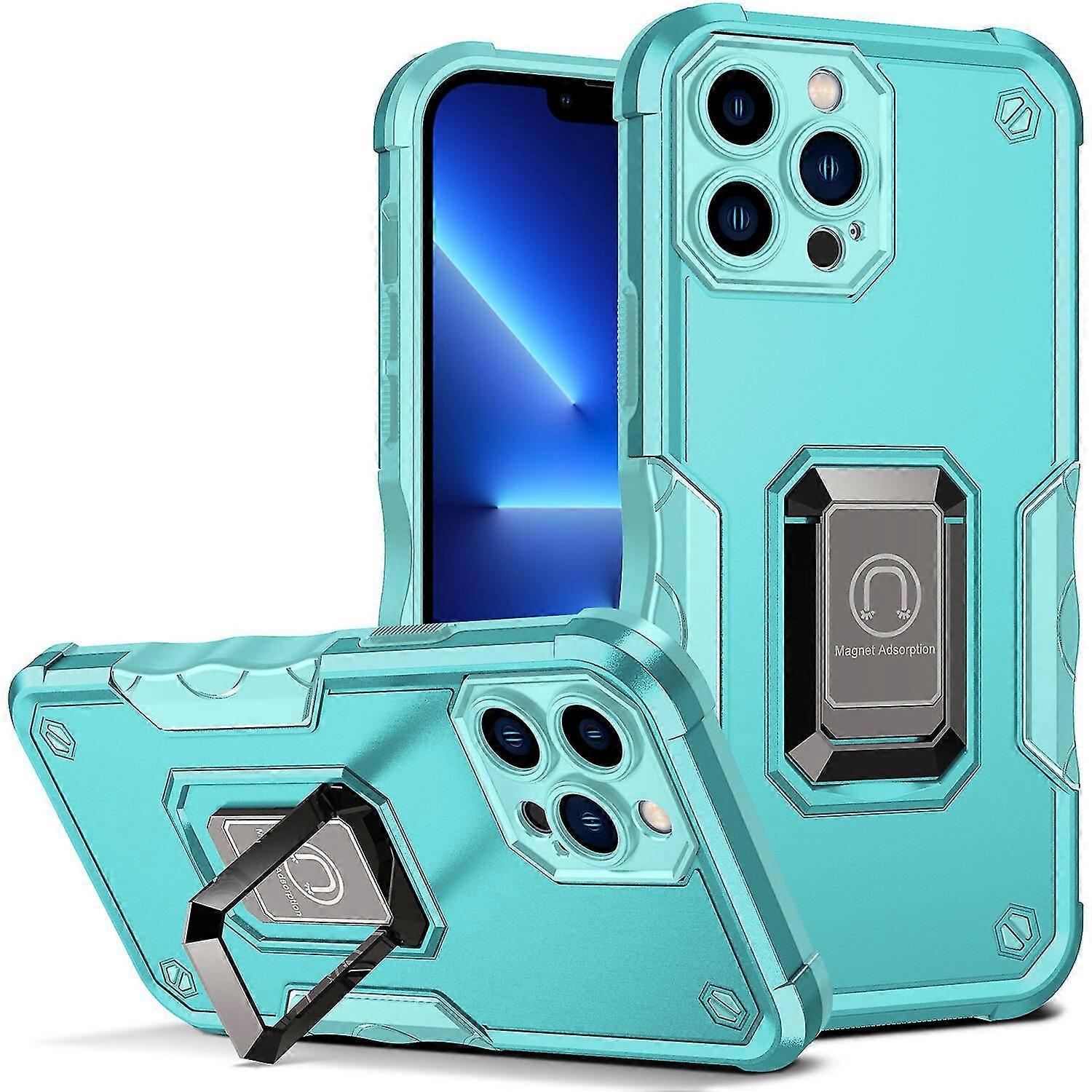 Case for iPhone 13 Pro Shockproof Magnetic With Ring Holder
