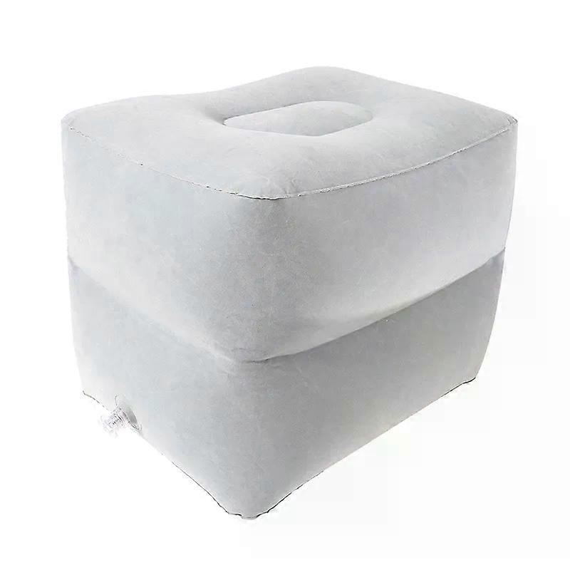 PVC Kids Flight Sleeping Footrest Pillow Resting Pillow On Airplane Cat Bus Pillow Inflatable Travel Foot Rest Pillow Foot Pad