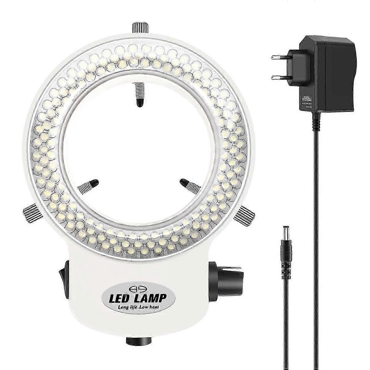 144 LEDs Ring light Ring Light compatible with mini scope lamp light 6000K 0-adjustable White