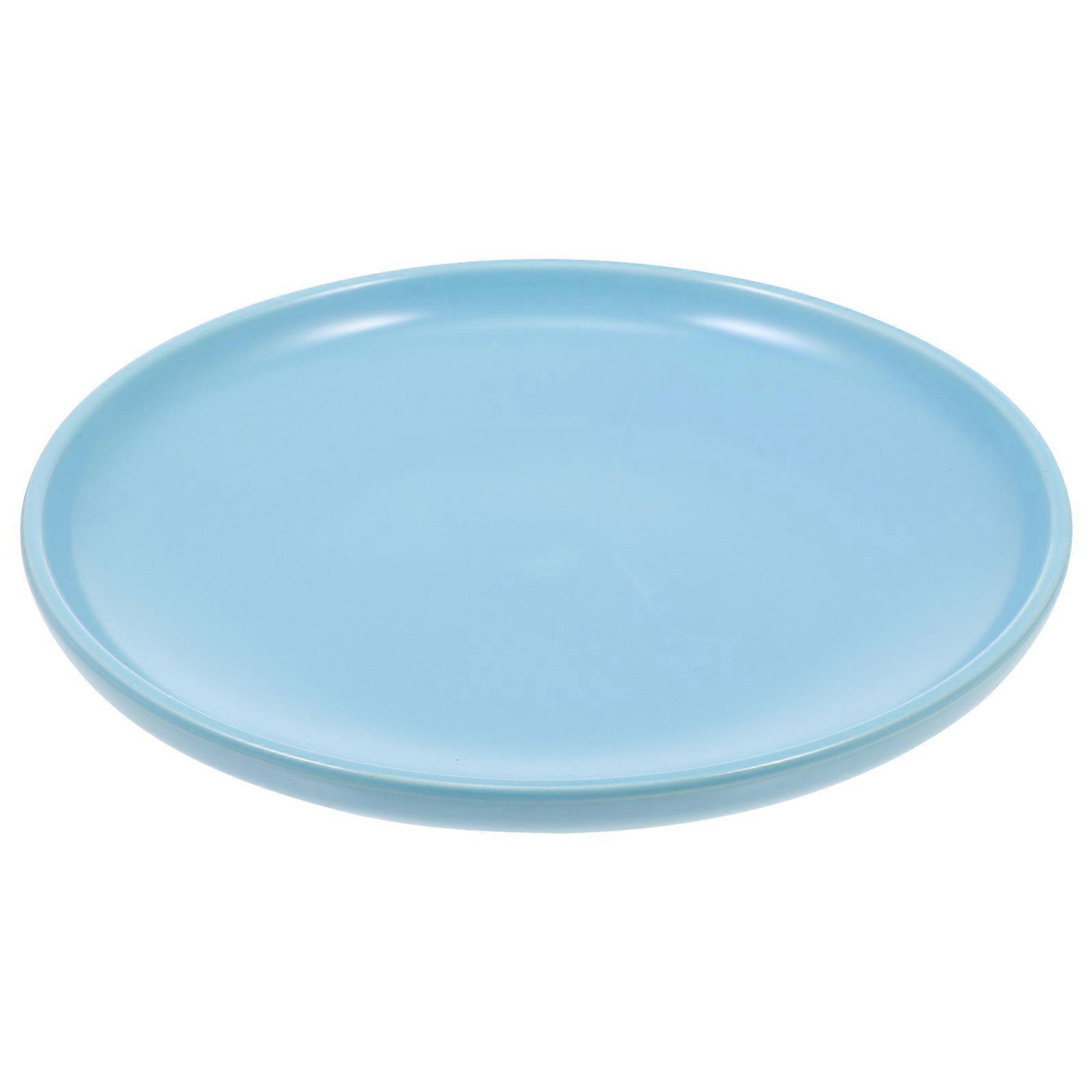 Ceramic Cat Bowl Protective Shallow Dish for Household Use