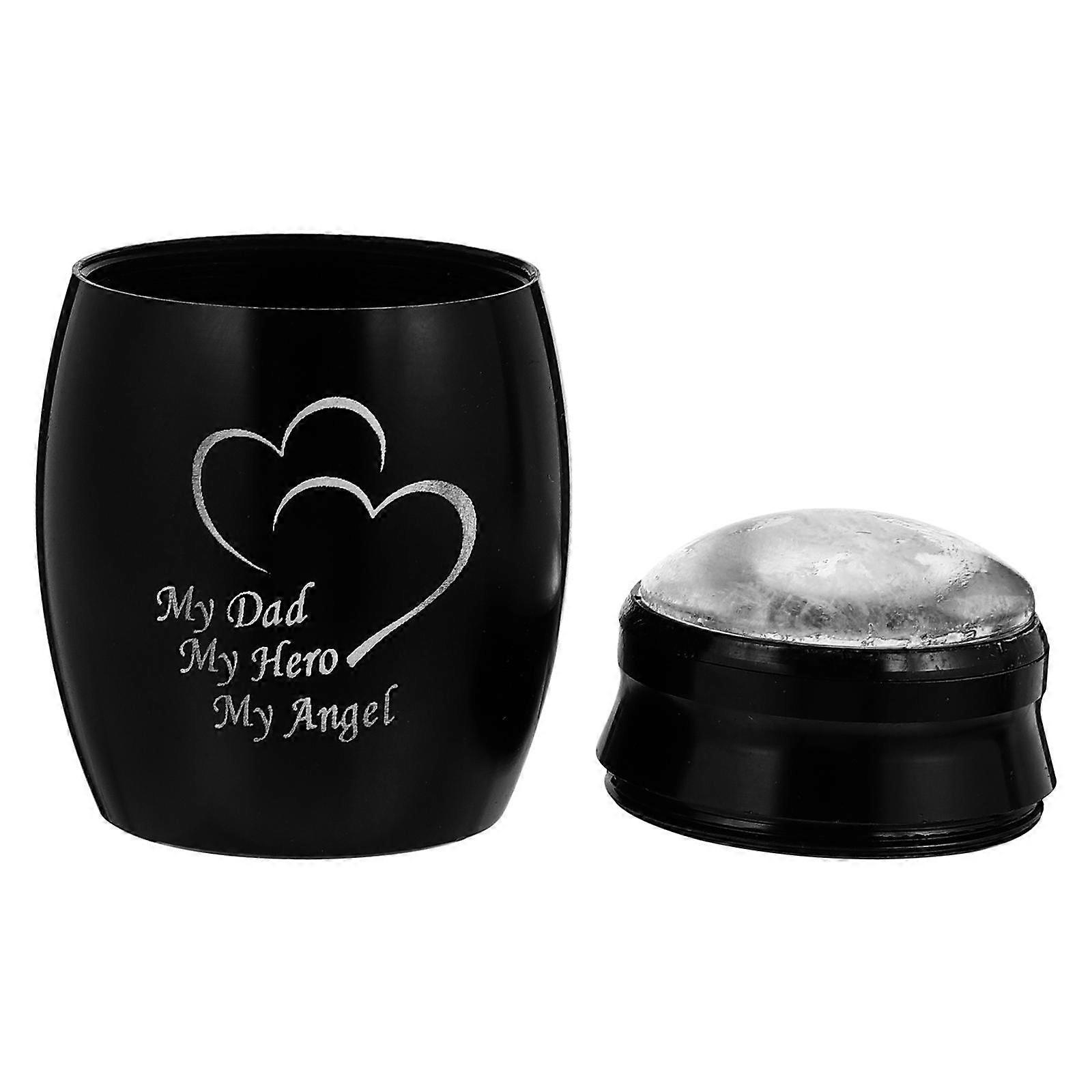 Creative Stainless Steel Urn for Storage Use Grey Color Smooth Surface and Durable Design 1pc Mini Size
