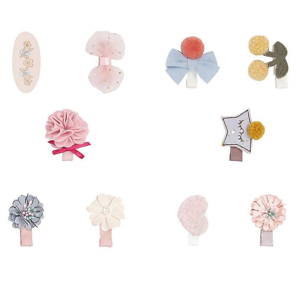 Creative Bowknot Hairpin for Baby with Cloth Material Assorted Color Chic Design for Party and Festival Gifts