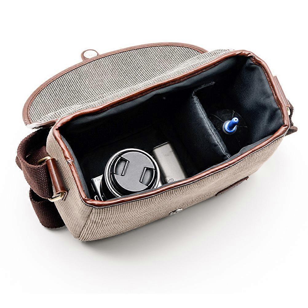 Khaki Camera Organizer Bag Designed For Digital Camera Protection 1Set