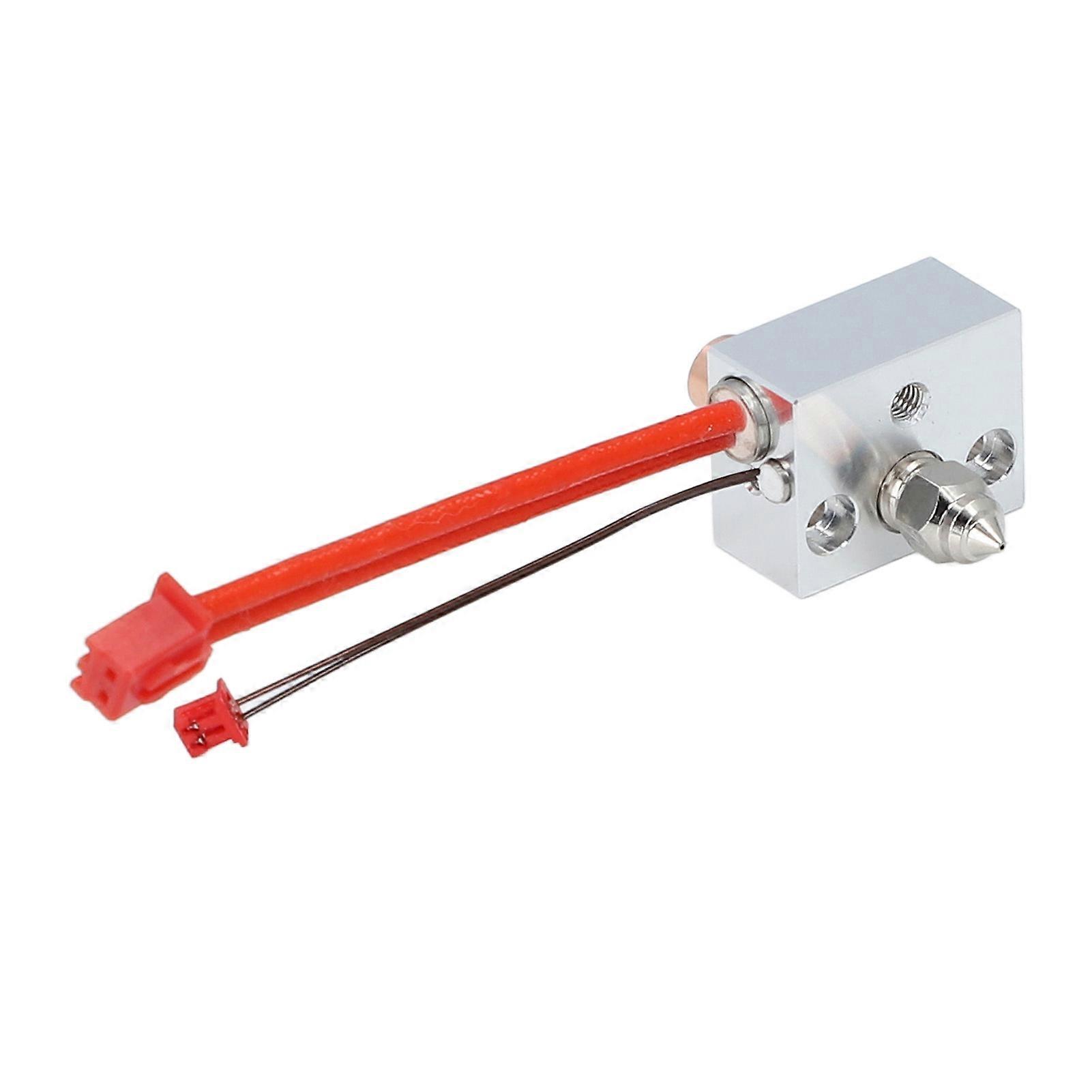 Hotend Upgrade Kit Bimetallic Heatbreak med 4st 0,4 MM Munstycken 300 °C High Temp Printing Set för Ender 3 S1 S1 Pro 