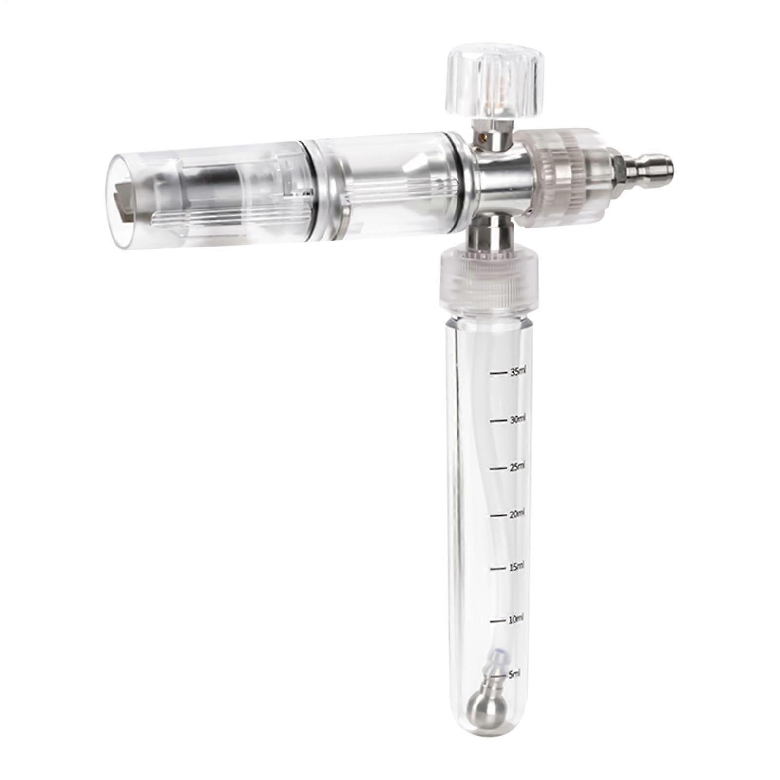 Foam Sprayer, ABS Handle With Copper Nozzle, Portable High-Foam Generator For Car Shower, 9.45x7.68x1.57 In, White, 1 Pc