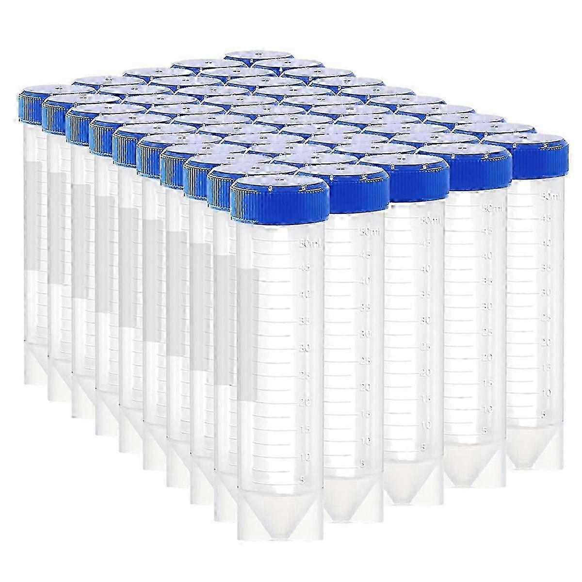 50ml Plastic Centrifuge Tubes with Screw Cap, Conical Tubes with Cap 2025