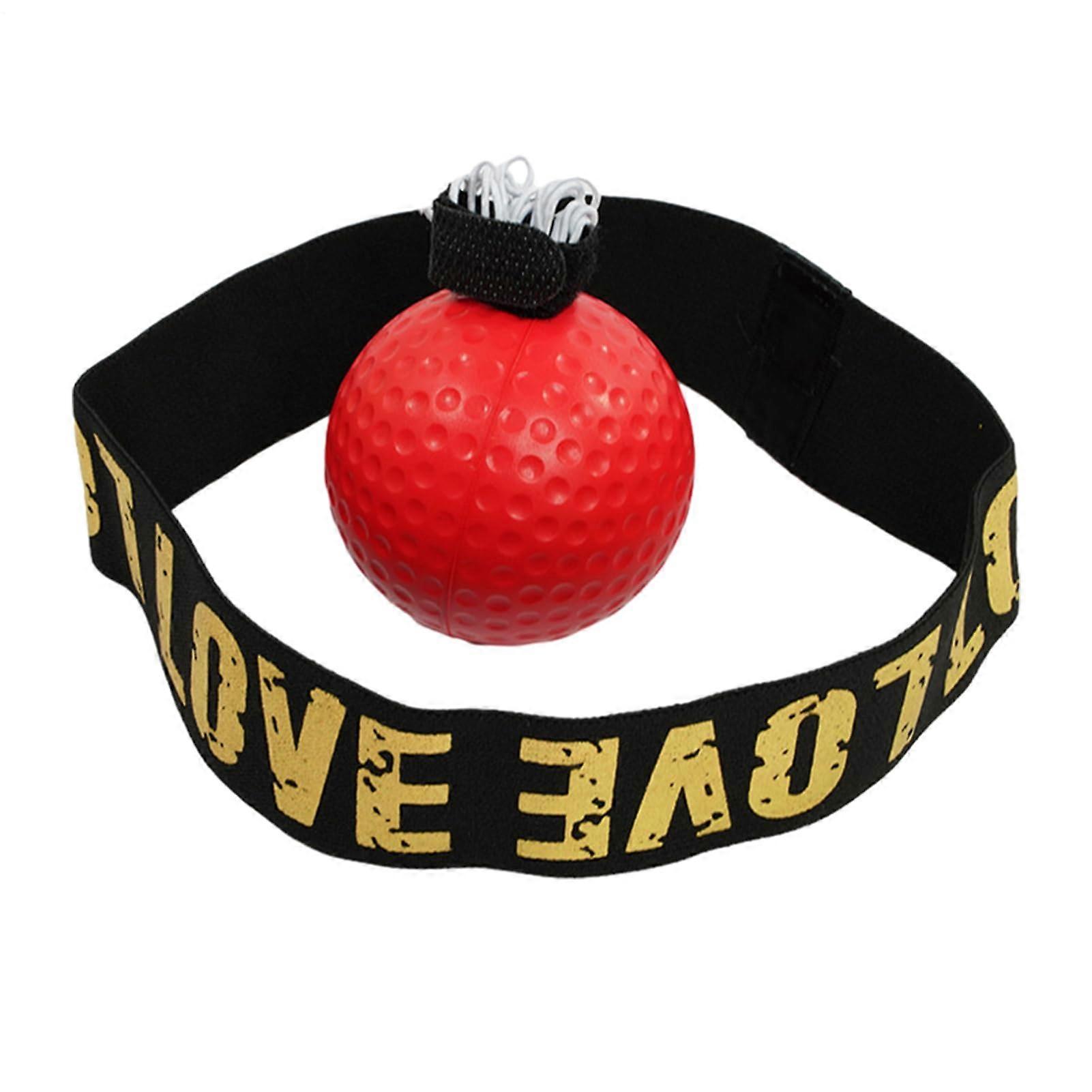Reflex-Punchball Elastic Headband Tool Hand-Eye Ball Lightweight Adjustable-Strap Reflex Trainer Red Kids And Adults