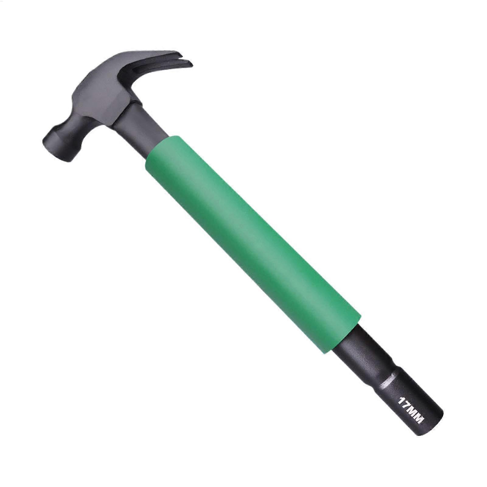 Claw hammer, multifunctional with shockproof grip, for woodworking, home use
