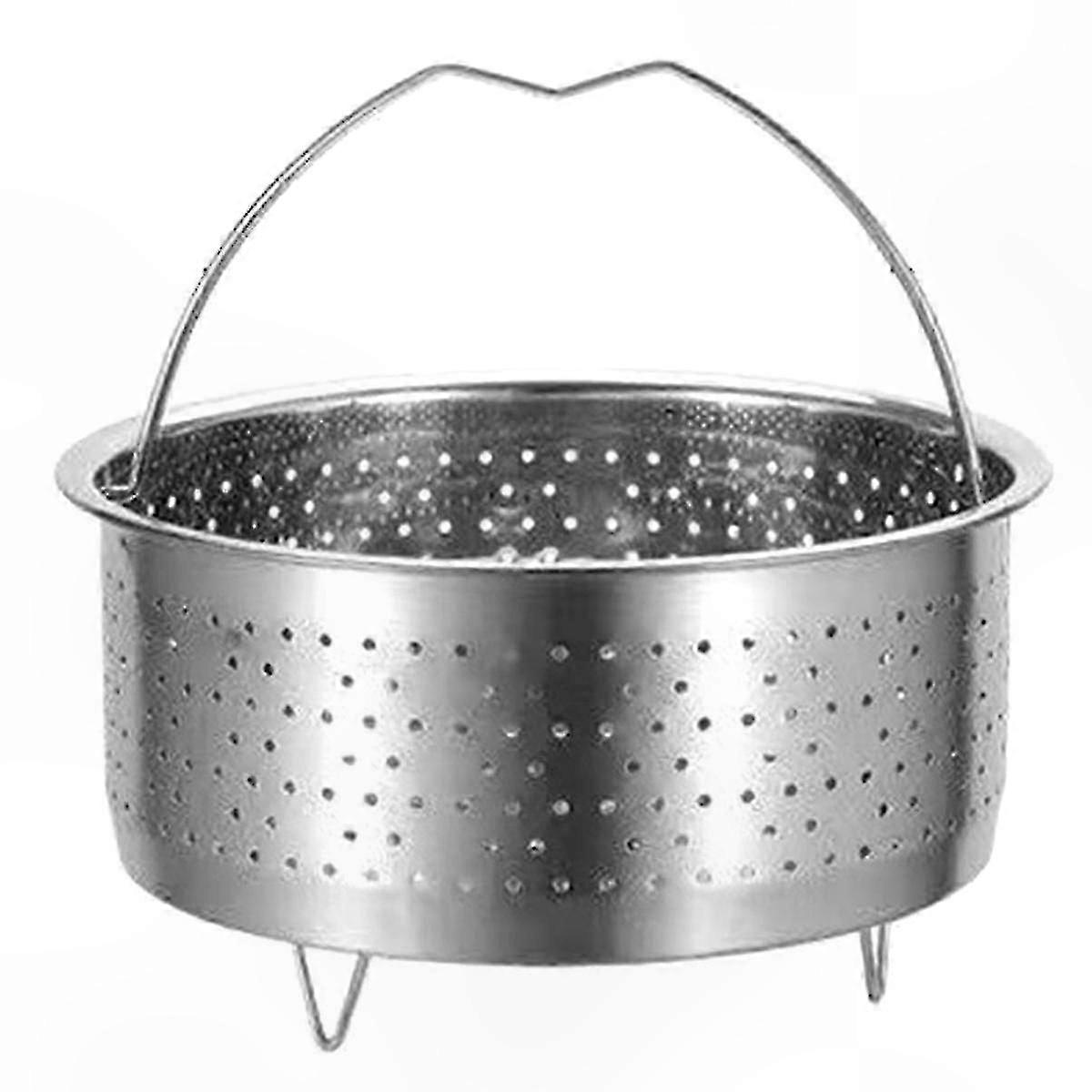 Stainless Steel Steamer Basket with Handle for Multi Cookers and Pressure Cookers
