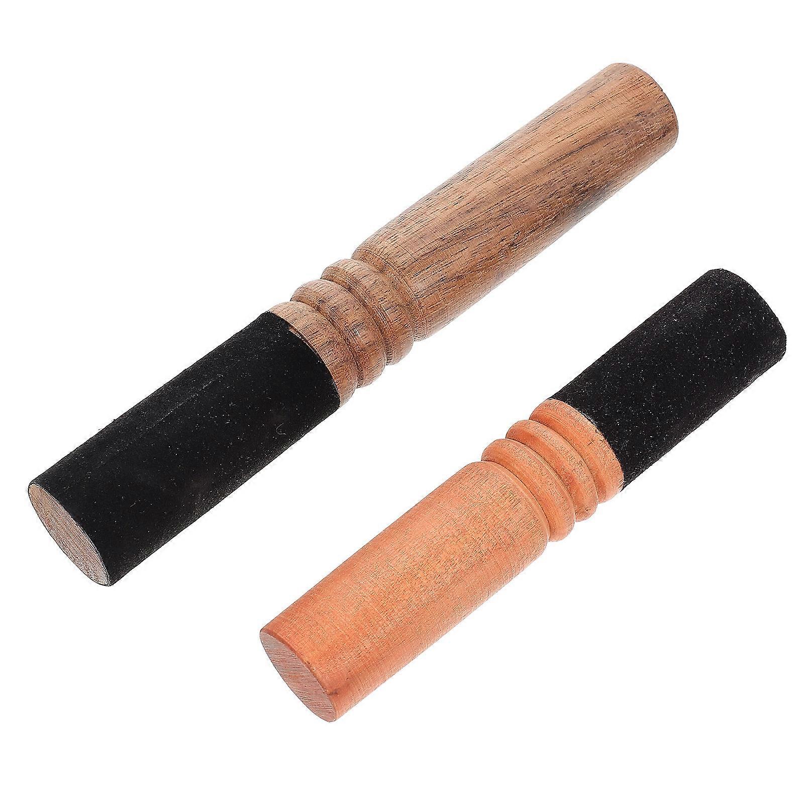 Singing Bowl Strikers 2pcs Premium Wooden Sticks for Meditation, Sound Therapy, Yoga, Chakra and Relaxation
