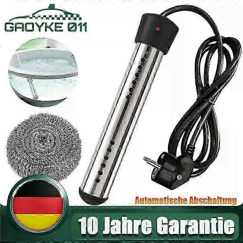3000W Immersion Pool Heater - Electric Bathtub Water Heating Device for Fast & Efficient Heating