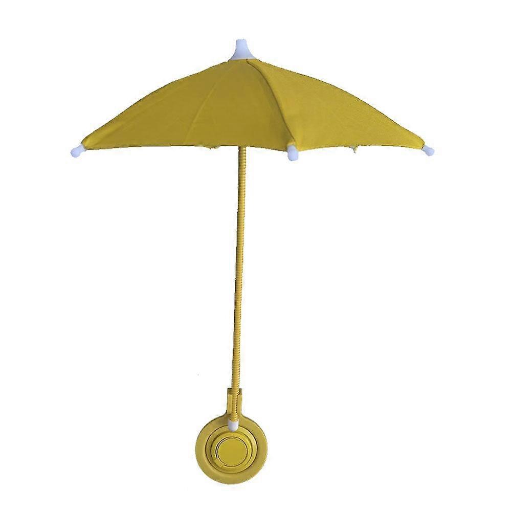 Magnetic Retractable Phone Umbrella Stand Adjustable Sunshade Blocks Glare for Clear View Saves Battery Universal for iPhone Android