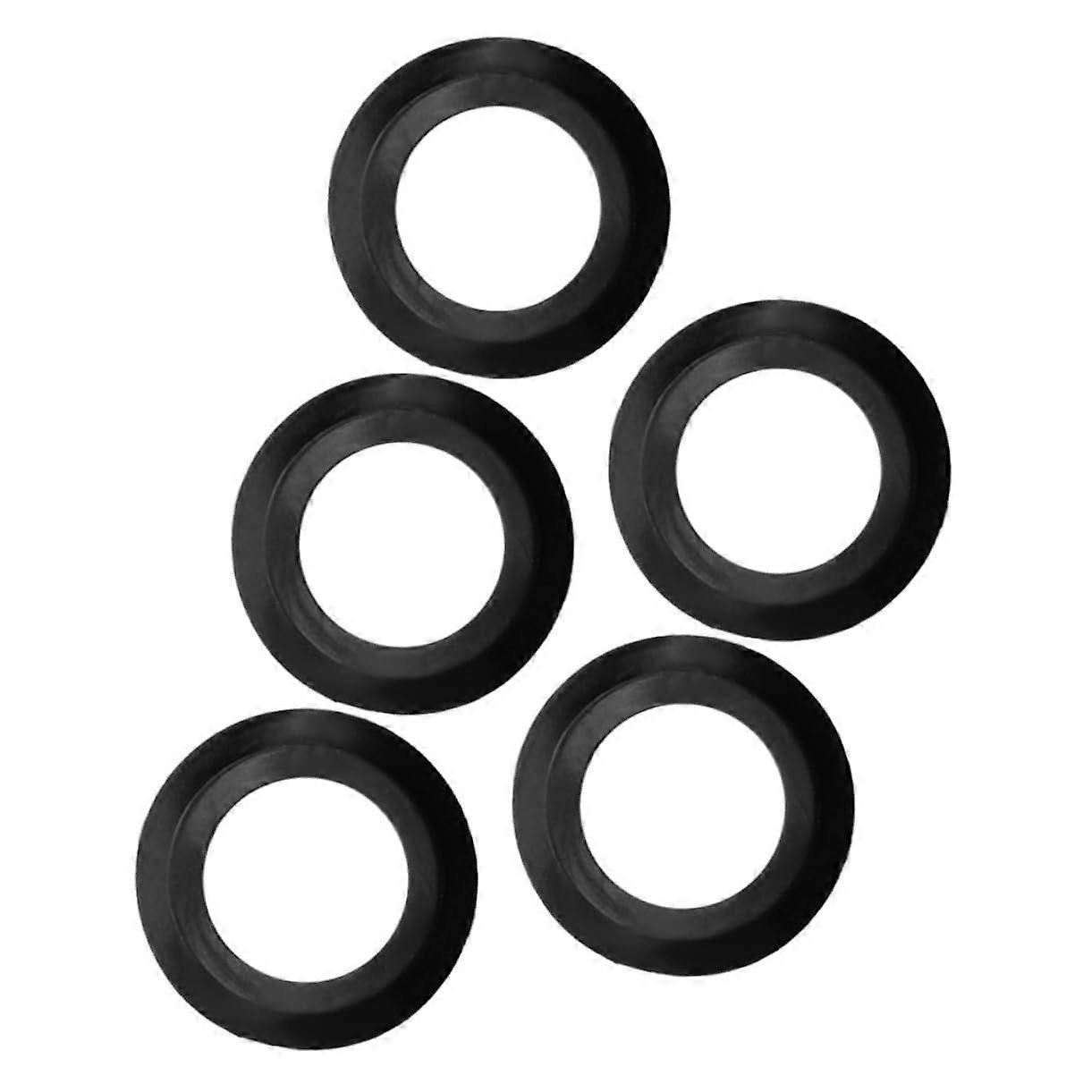 5 pieces sink rubber sealing rings for drain sieve washing machine gasket replacement