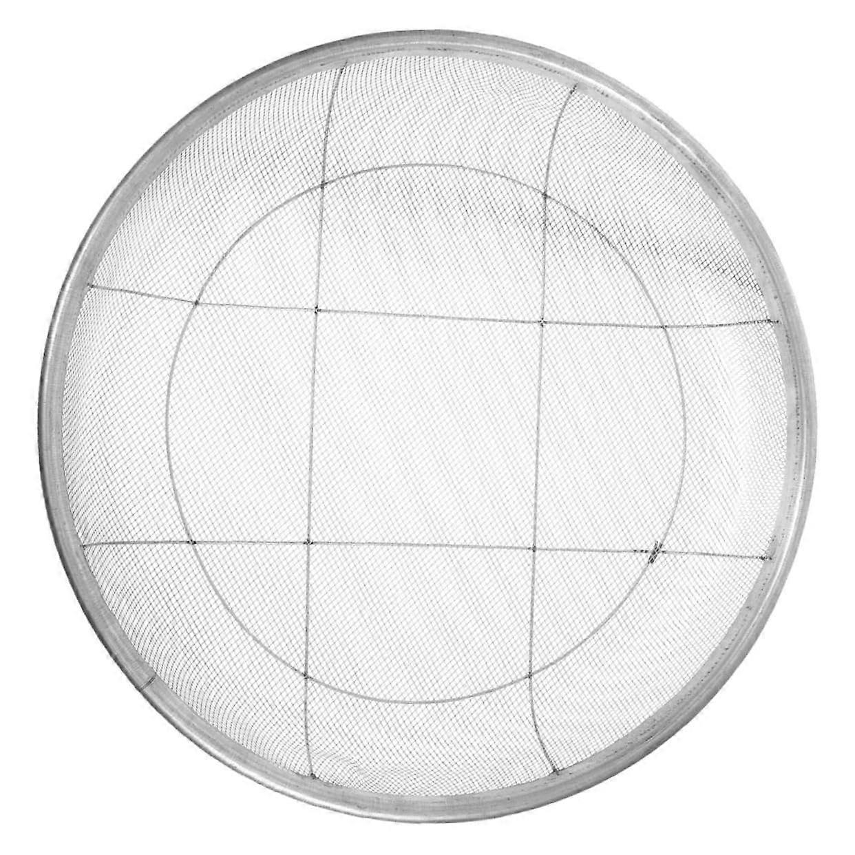 Flour Sieve High Performance Iron Wire Mesh Sieve for Garden Soil Sieving and Filtering 12 Inch Size