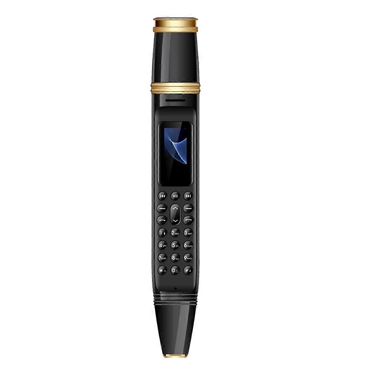 Pen Style Mini Mobile Phone Fan 2 SIM Card Magic Voice FM Radio