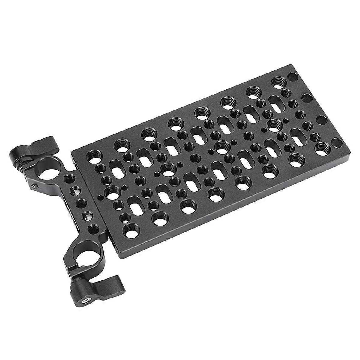 New Battery Cheese Plate Backboard Plate with 19mm Railblock for V Lock Mount Power Splitter Camera