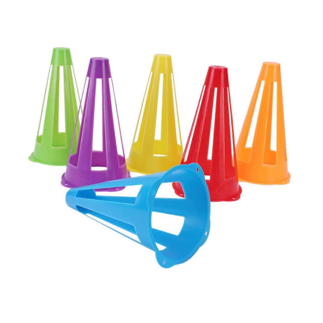 6pcs Soccer Agility Cones for Speed and Flexibility Drills