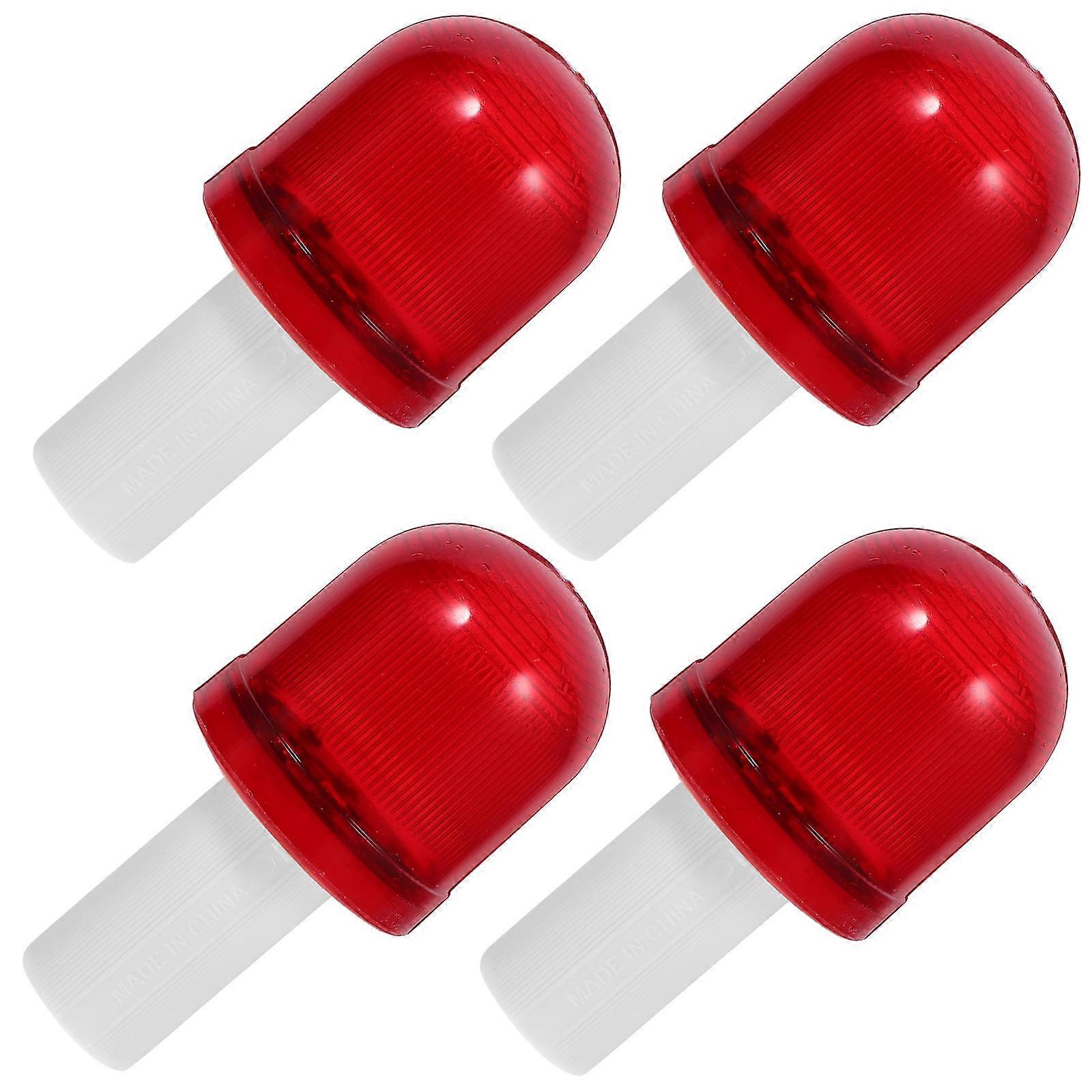 4pcs High Frequency Flashing Traffic Cone Warning Lights for Emergency Parking, Construction Workers, and Visibility Enhancement in All Weather