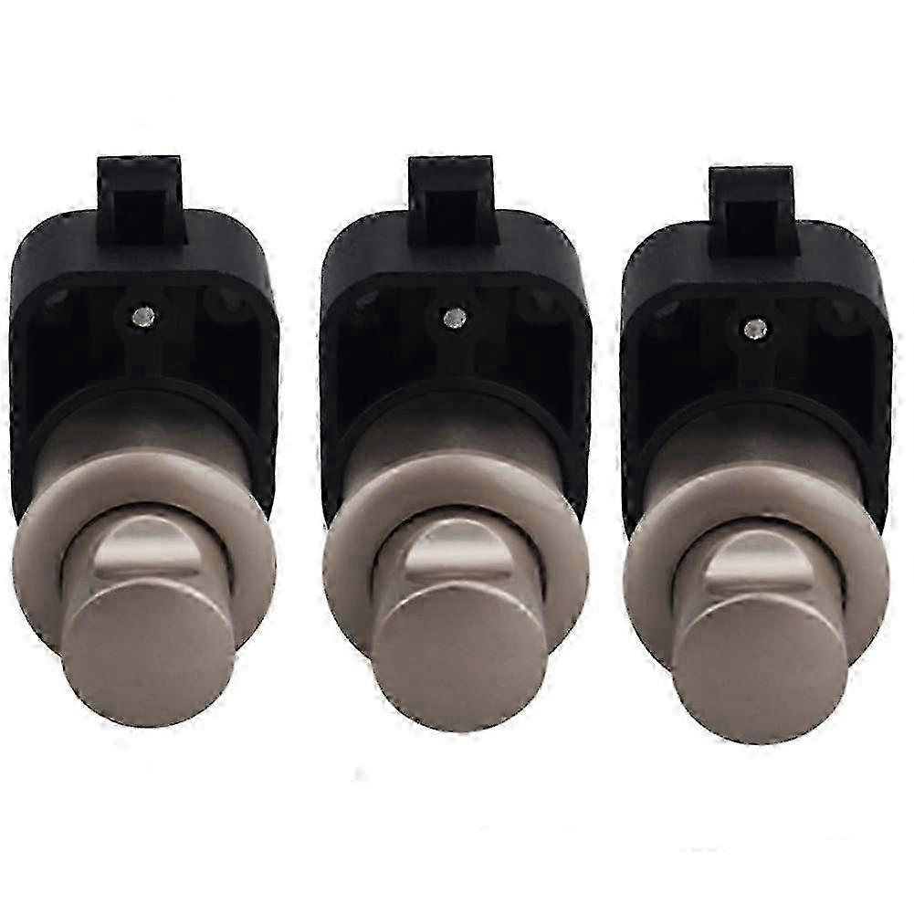 3 Sets of Push Button Locks for RV, Motorhome & Boat Cabinets - Secure & Easy to Install