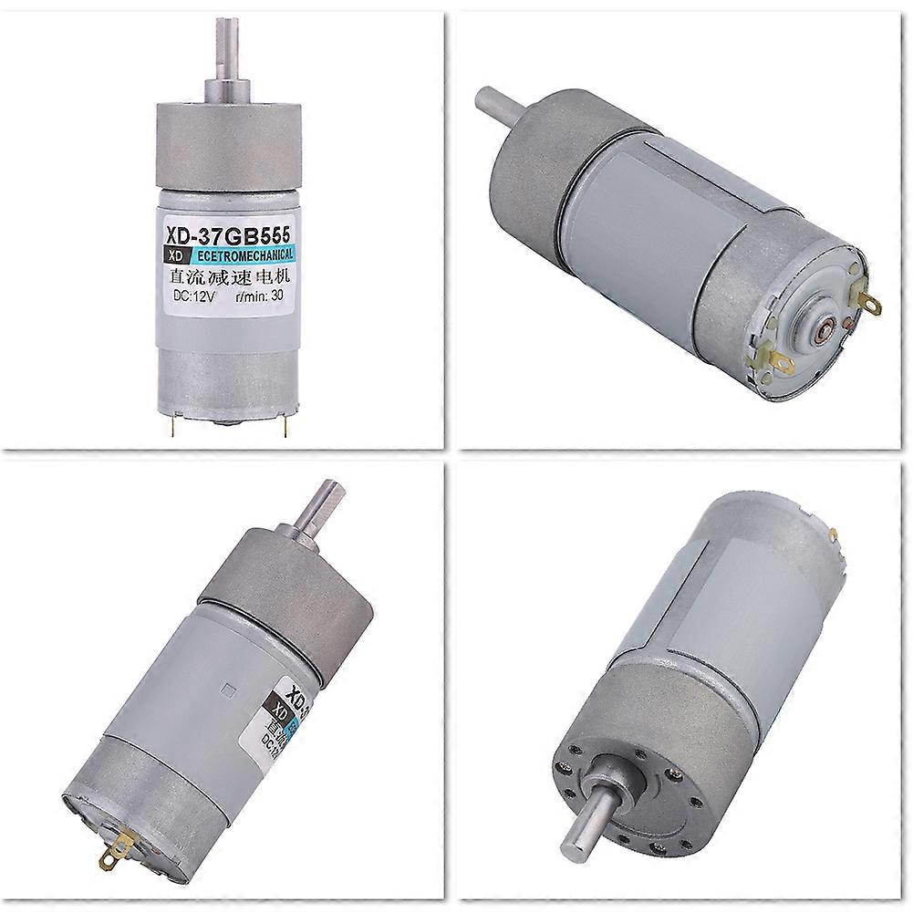 DC 15W Large Torsion Geared Motor CW/CCW 12V 24V