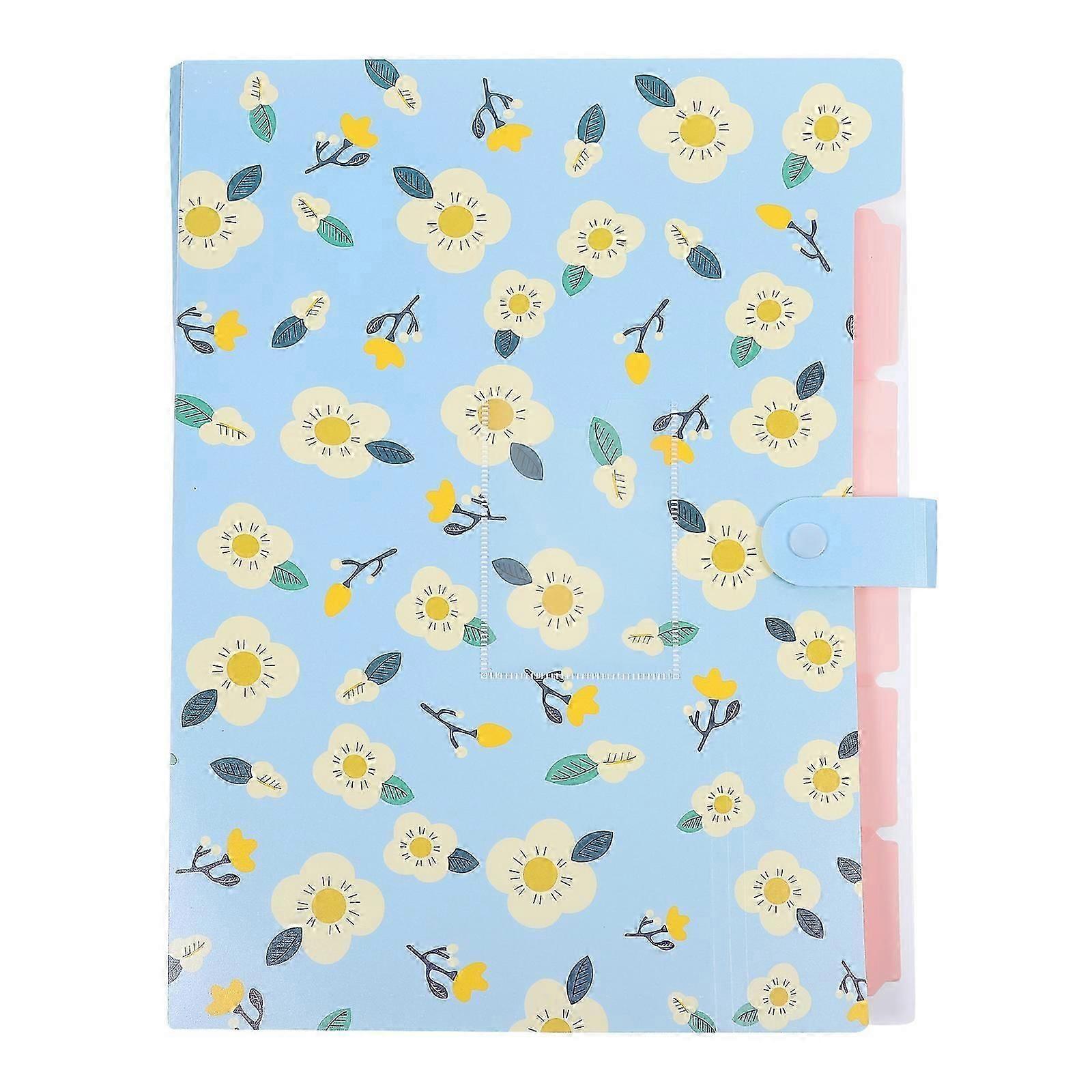 1Pc Multi-layer Office File Folder Test Paper Bag Plastic Document Folder