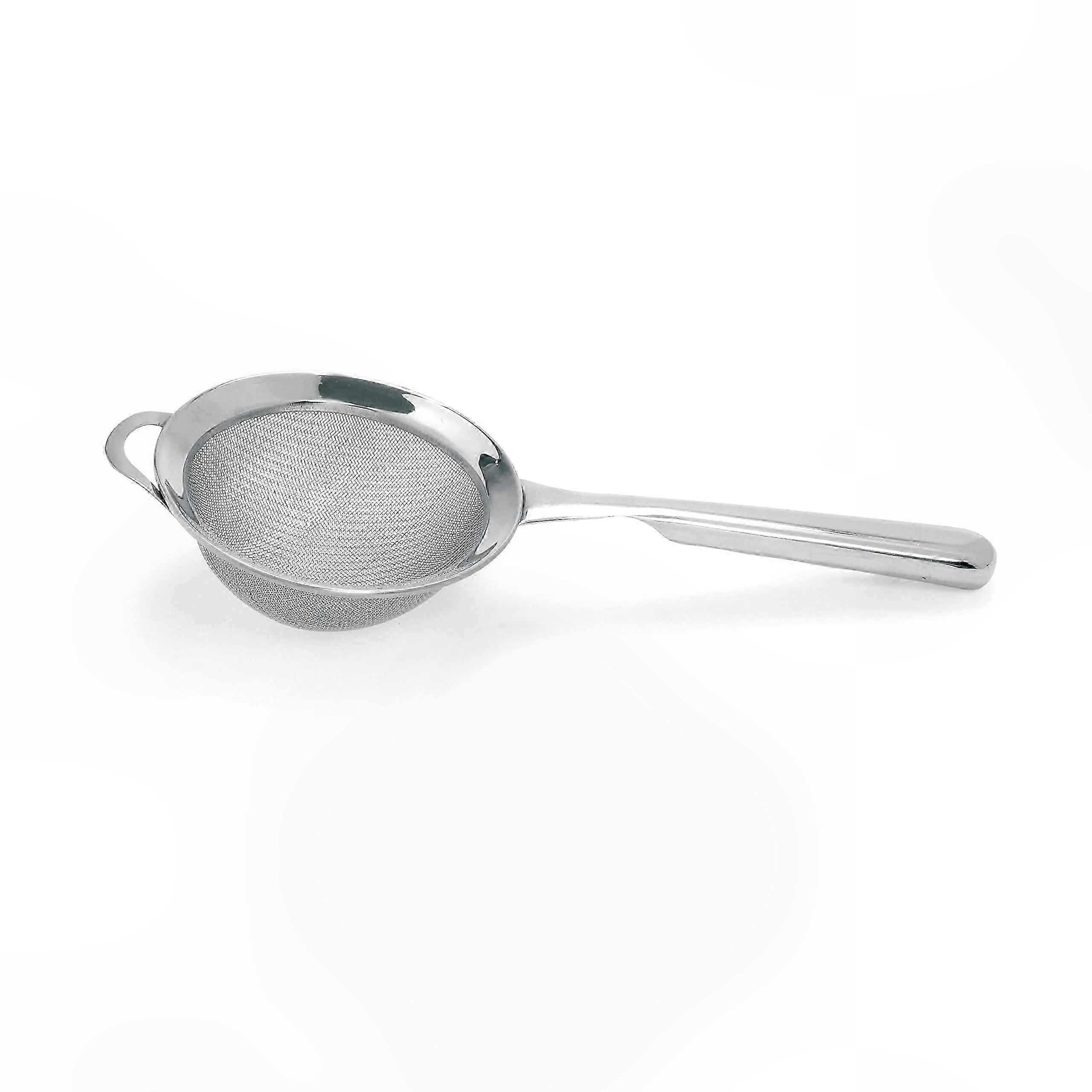 Compact 4" Dual Mesh Sieve for Kitchen Use, Durable Strainer for Sifting