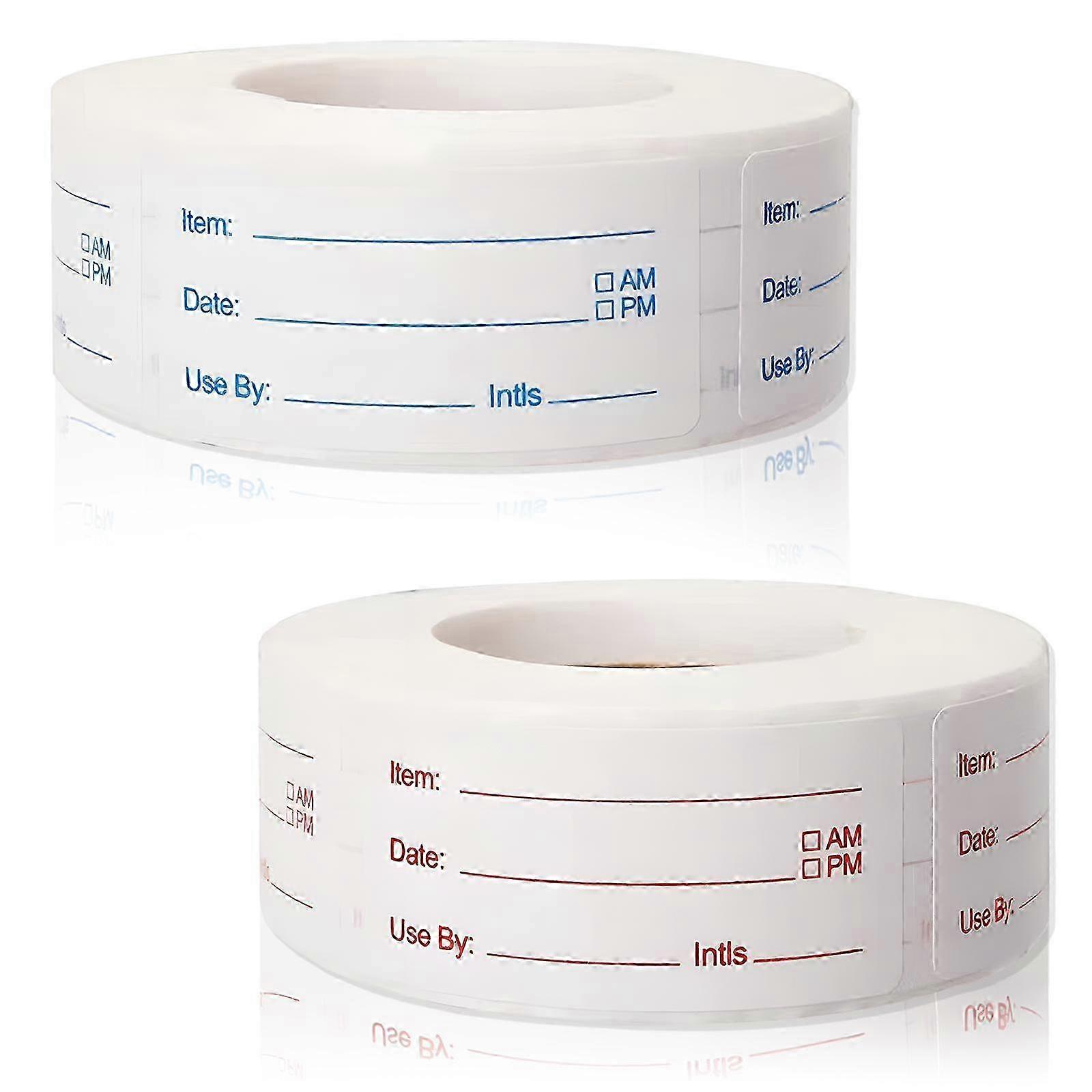 2 rotoli di etichette per alimenti - style3028