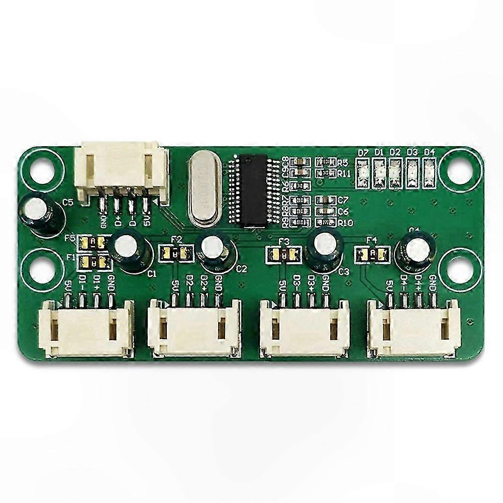 4-Port USB 2.0 Hub with PH2.0 Interface Driver-Free Splitter Module for PC and Laptop Connectivity