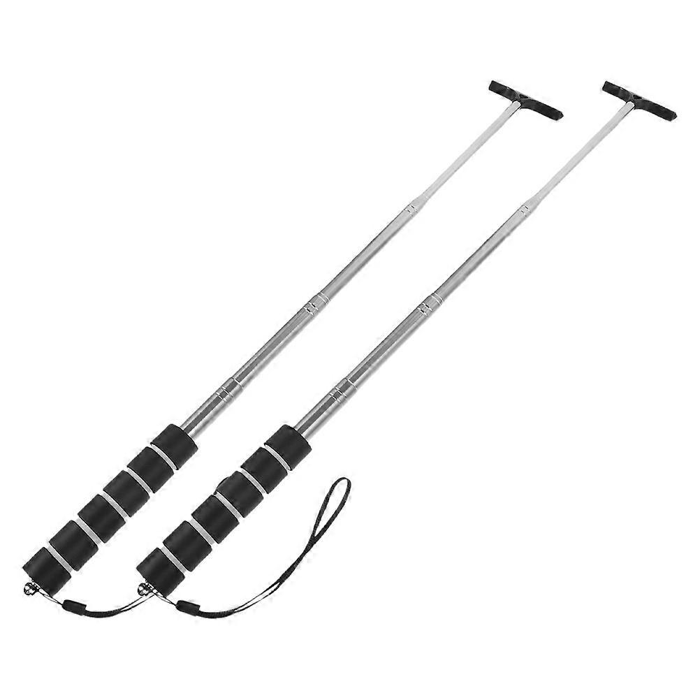 Retractable Car Mirror Squeegee 2pcs Durable Windshield Cleaner Tool for Rearview Mirror and Household Versatile Use