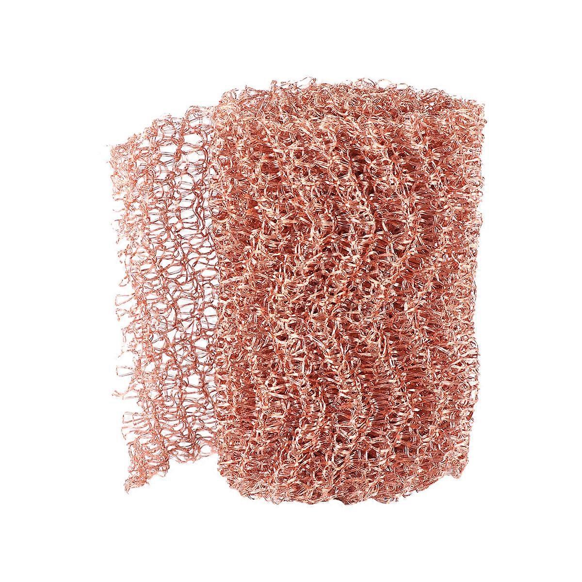 Copper Mesh Sheets Rodent Control 1M x 2 Rolls Chocolate Color for Homeowners Business Owners
