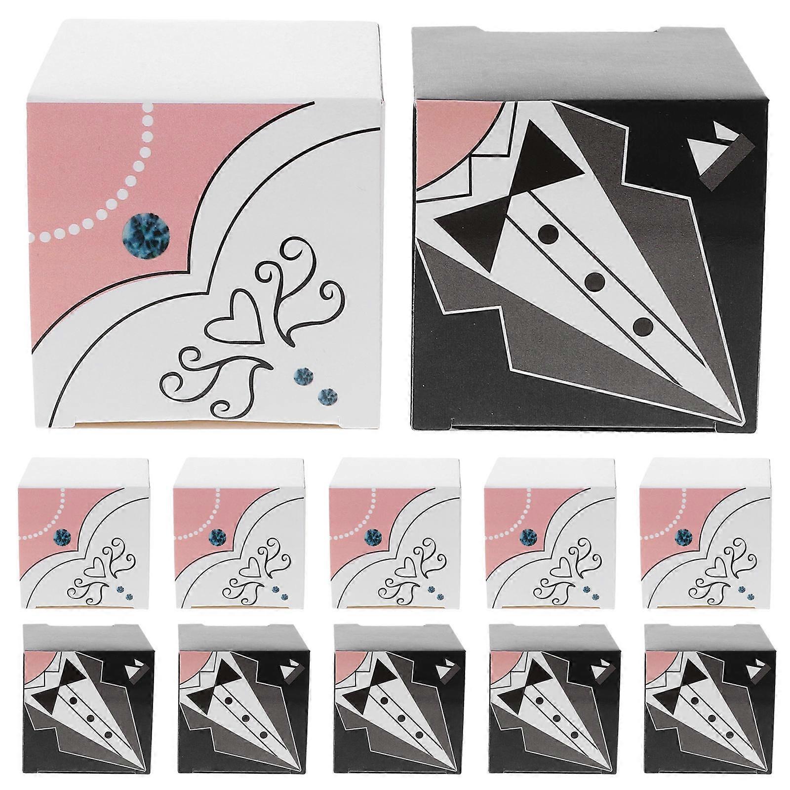 Elegant Paper Candy Boxes for Storage with Assorted Colors and Large Capacity Design 50pcs