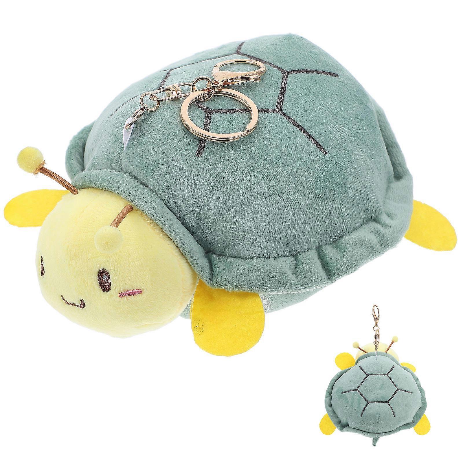 Cute Key Pendant Turtle Toy Keyring Childrens Party Gifting Occasions Door Window Decor 20.00X18.0abajdCM Plush Soft and Bright