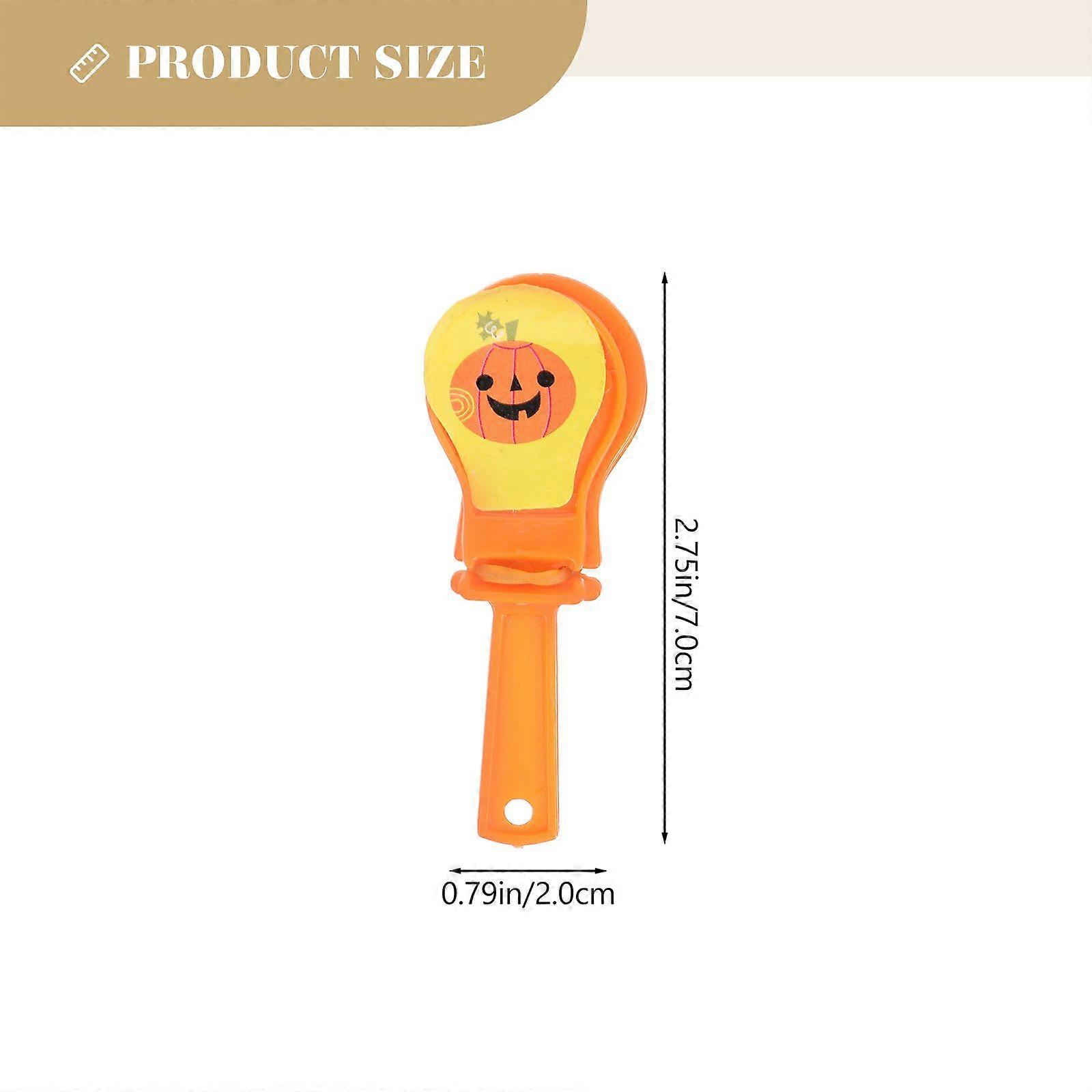 10pcs Halloween Hand Clappers Party Hand Clapper Game Noise Makers Party Cheering Props