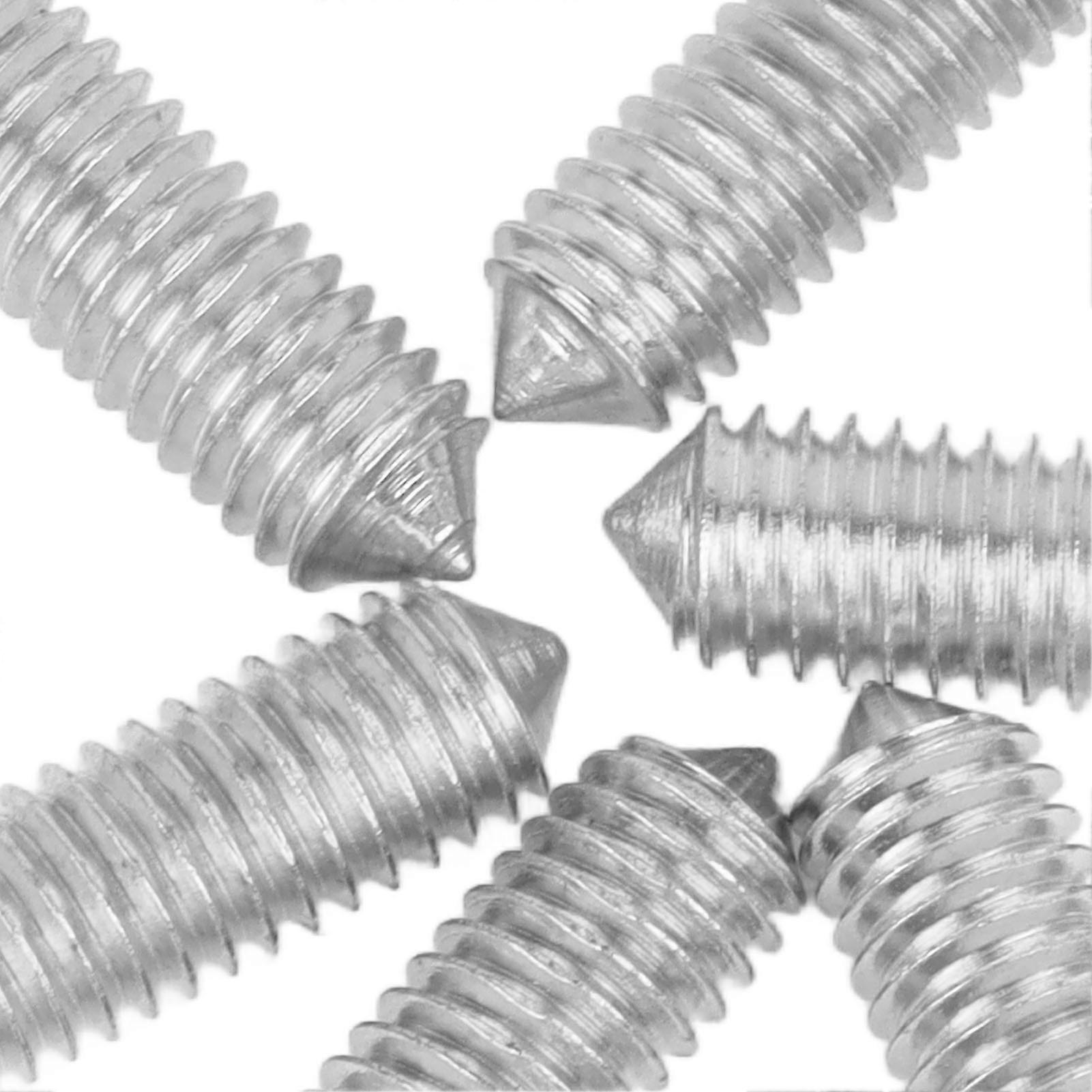 6pcs Electric Guitar Bridge Screws Hexagonal Screws for Tremolo System Bridge Height Adjustment Silver