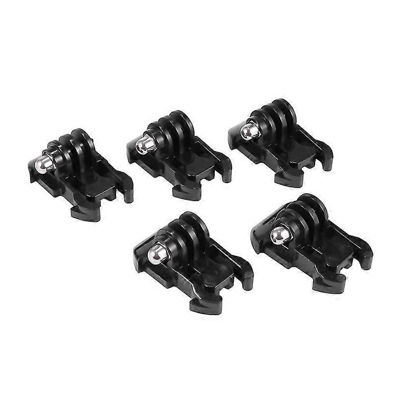 For 5pcs Quick Release Buckle Clip Basic Base Mount For Gopro Hero 2018 6 5 4 3 3 2 1 Se Black Silve