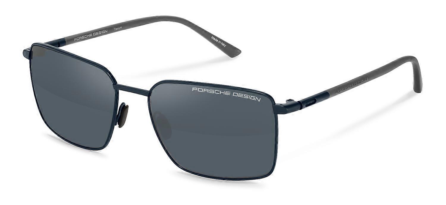 Okulary przeciwsłoneczne Porsche Design P8973 B731 niebieski/szary 58/17/140 MAN