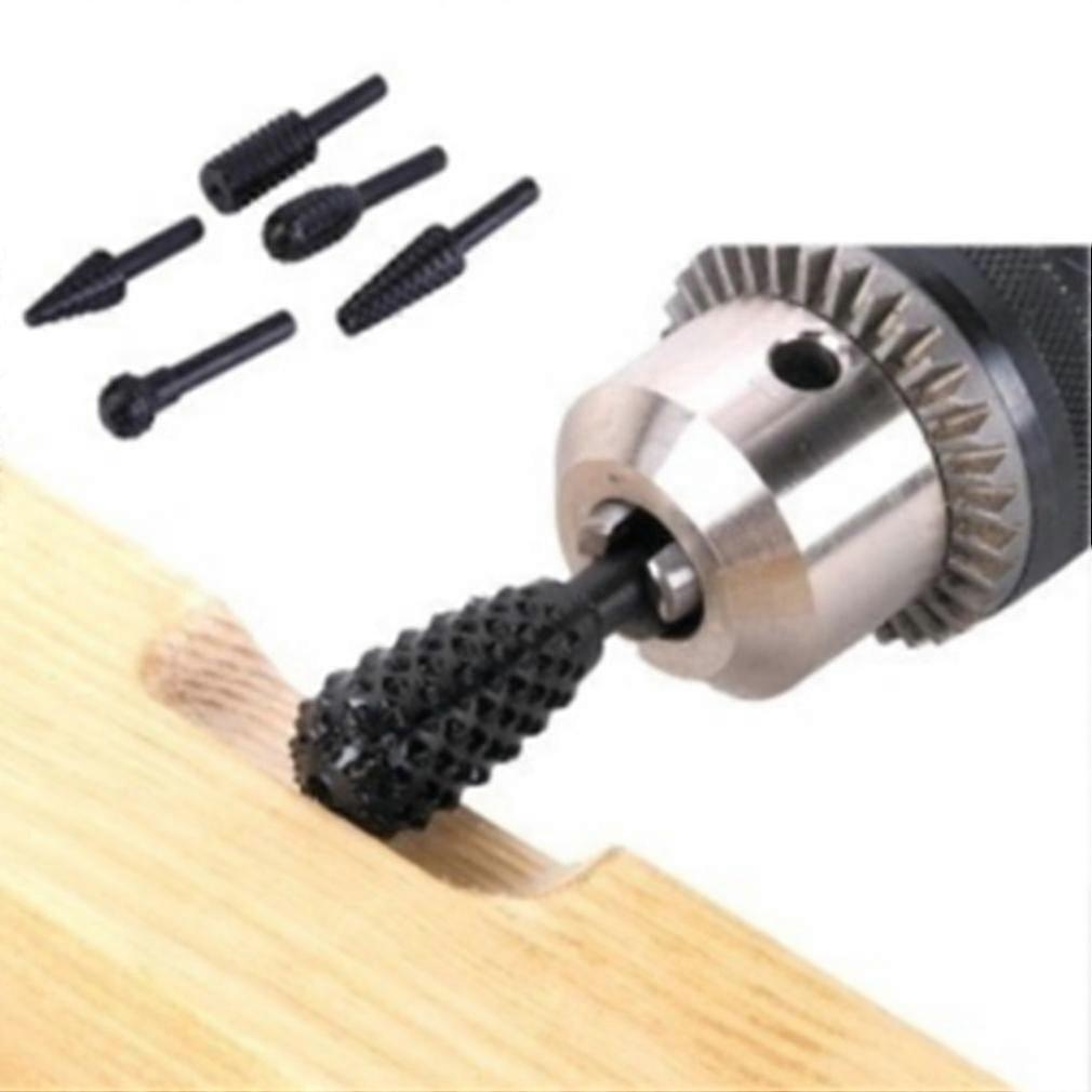 5x Raspar für Bohrer (Schwarz)