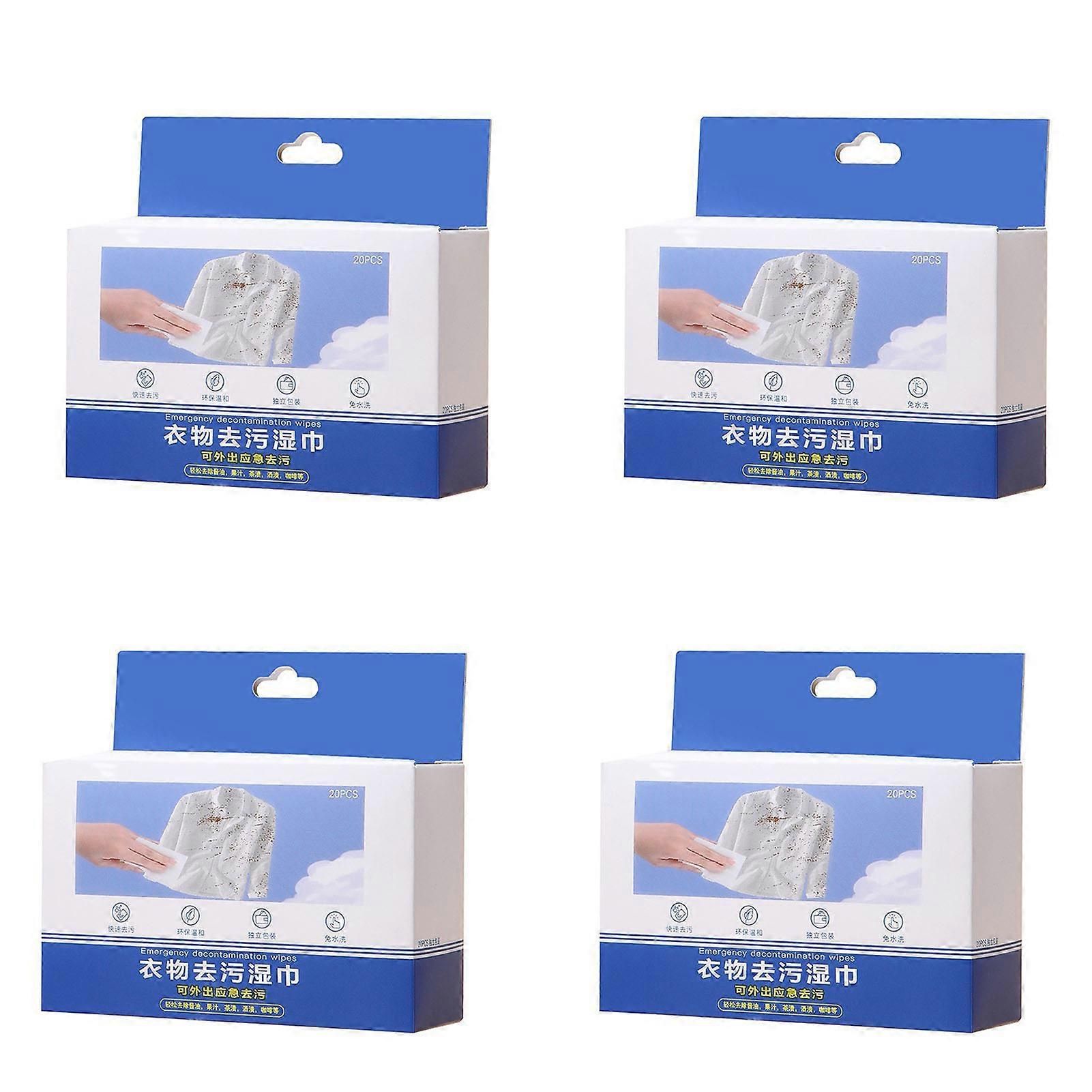 Fläckborttagningsservetter för textilvård Rengör kläder direkt Fläckborttagningsservetter för kläder och andra föremål