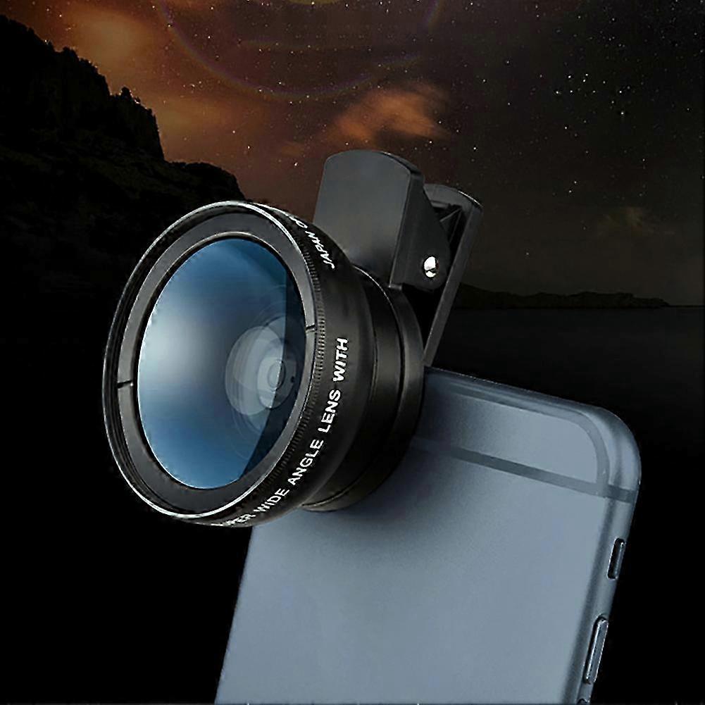 2 Functions Mobile Phone Lens 0.45X Wide Angle Len and Macro HD Camera Lens for iPhone for Android Phone 2025
