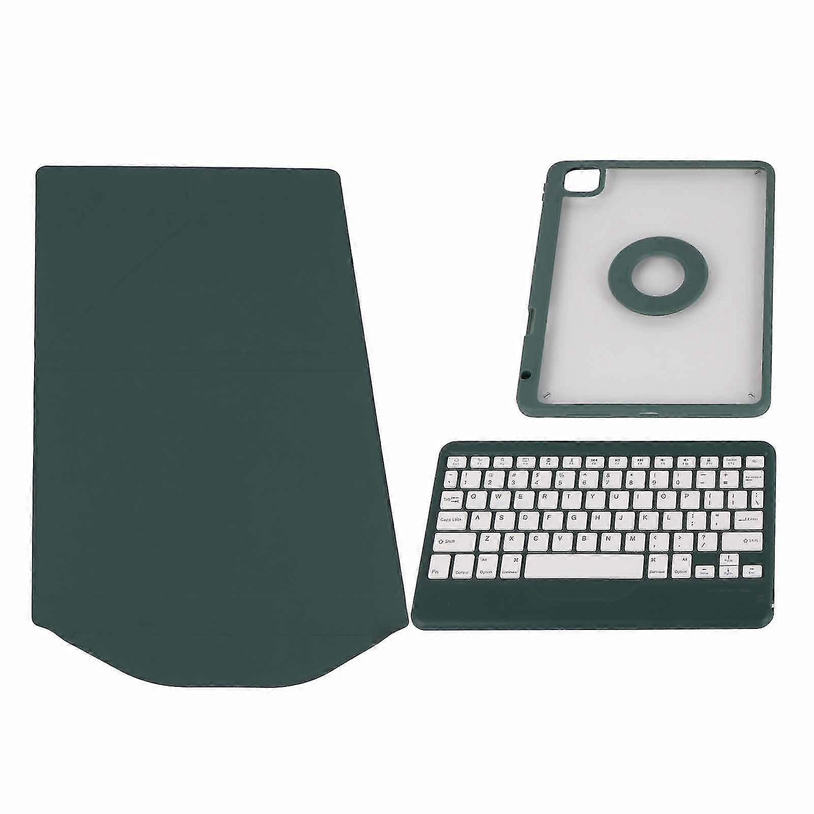 Vertical Keyboard with Case Dark Green Ergonomic Magnetic Detachable Vertical Keyboard with Case Pen Holder for IOS Tablet 2025